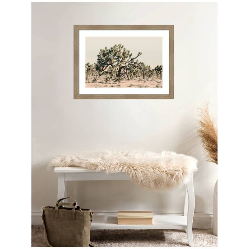 Kate and Laurel Joshua Tree No. 1 by Alicia Bock Framed Wall Art Print