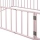 preview thumbnail 10 of 8, Pink Queen Size Metal Floor Bed Frame with Fence and Door for Kids, Boys and Girls, Bedroom