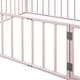 preview thumbnail 10 of 18, Queen Size Metal Floor Bed Frame with Fenced Enclosure and Door ,Versatile Open-Row Design for Multiple Uses