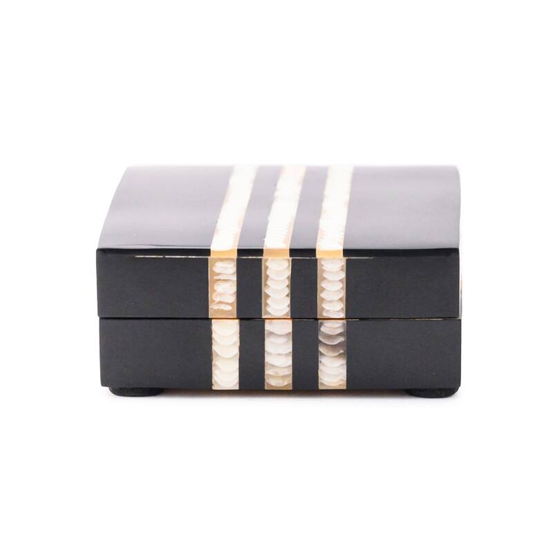 Small Square Storage Box - 2.5" - Black