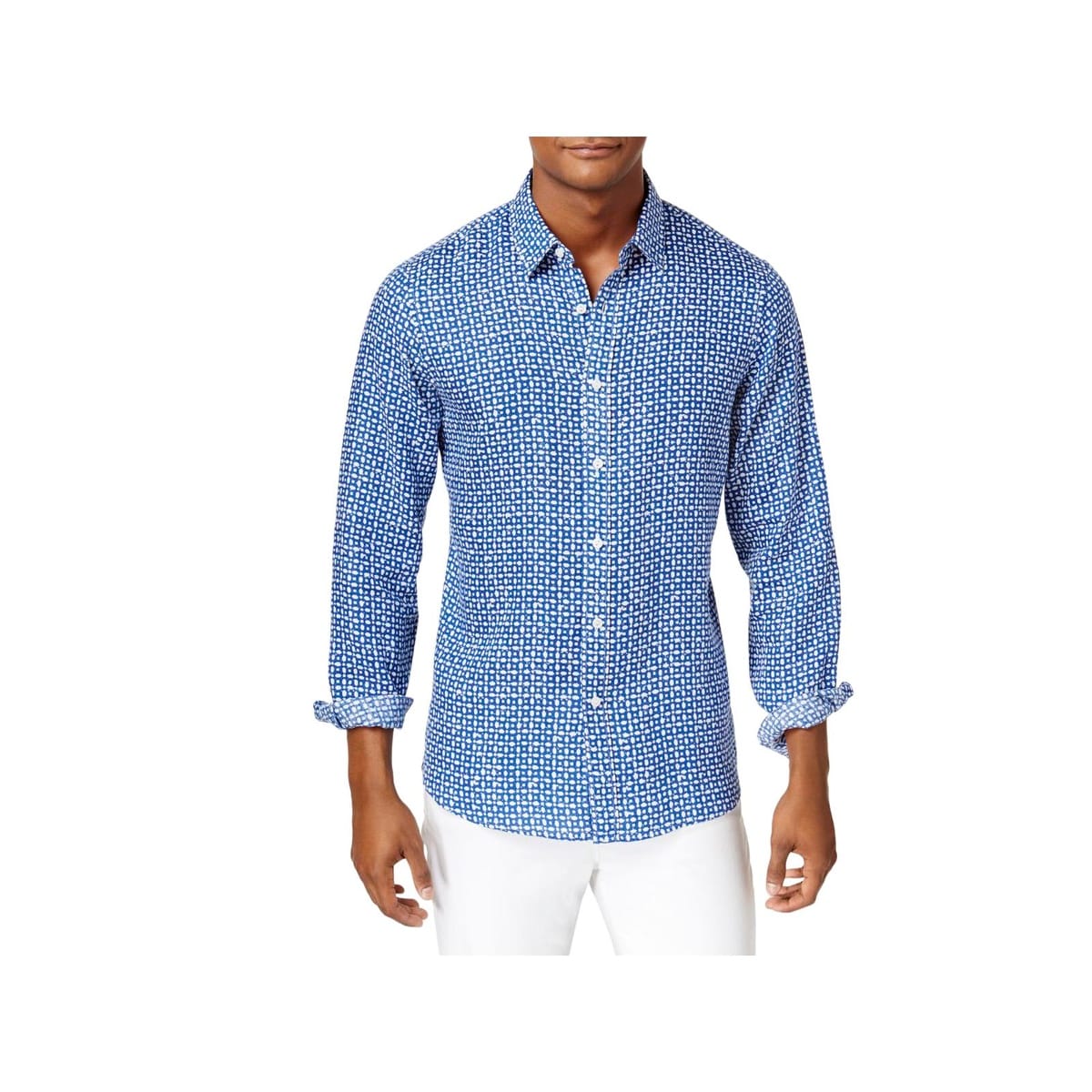 michael kors mens linen shirt