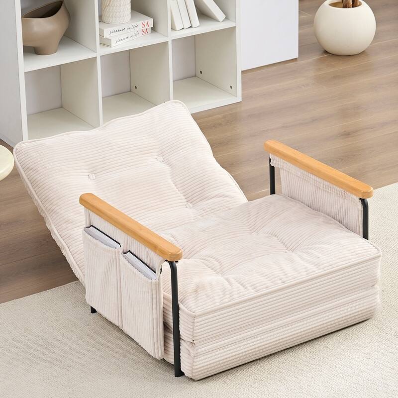 Mixoy Muti-Functional Folding Floor Sofa Bed,3-Seater,2-Seater,1-Seater Lazy Futon Sofa with 6 Position Adjustable Backrest