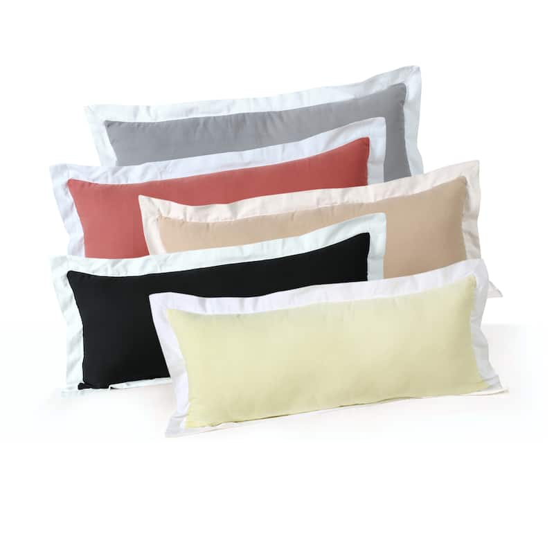 Sevita Bright Bordered Throw Pillow