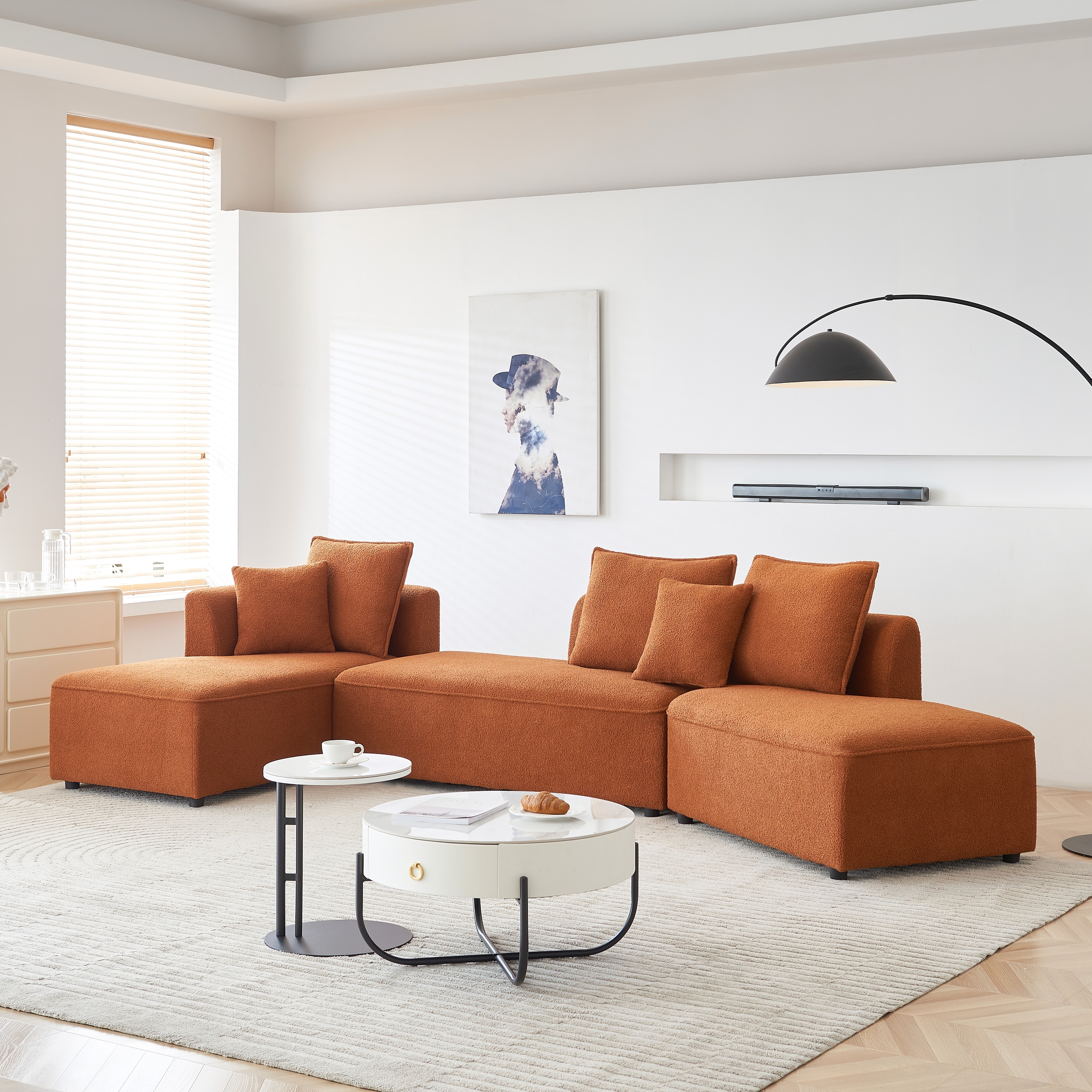 Oversized sofa with chaise lounge clearance