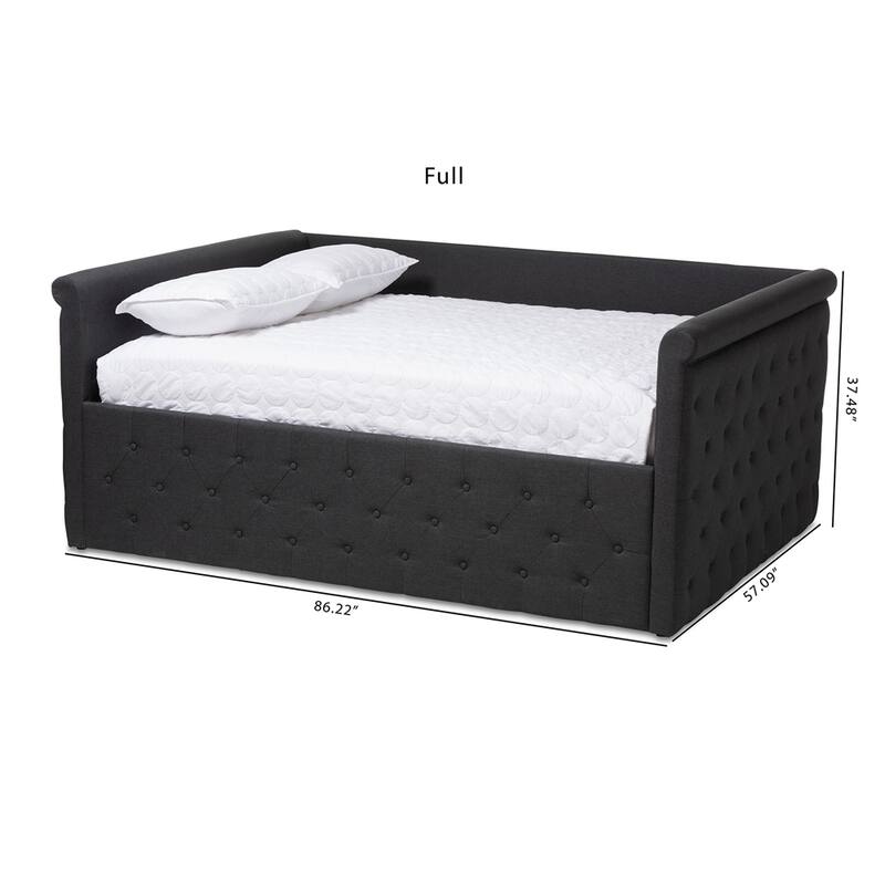 Modern and Contemporary Fabric Upholstered Size Daybed
