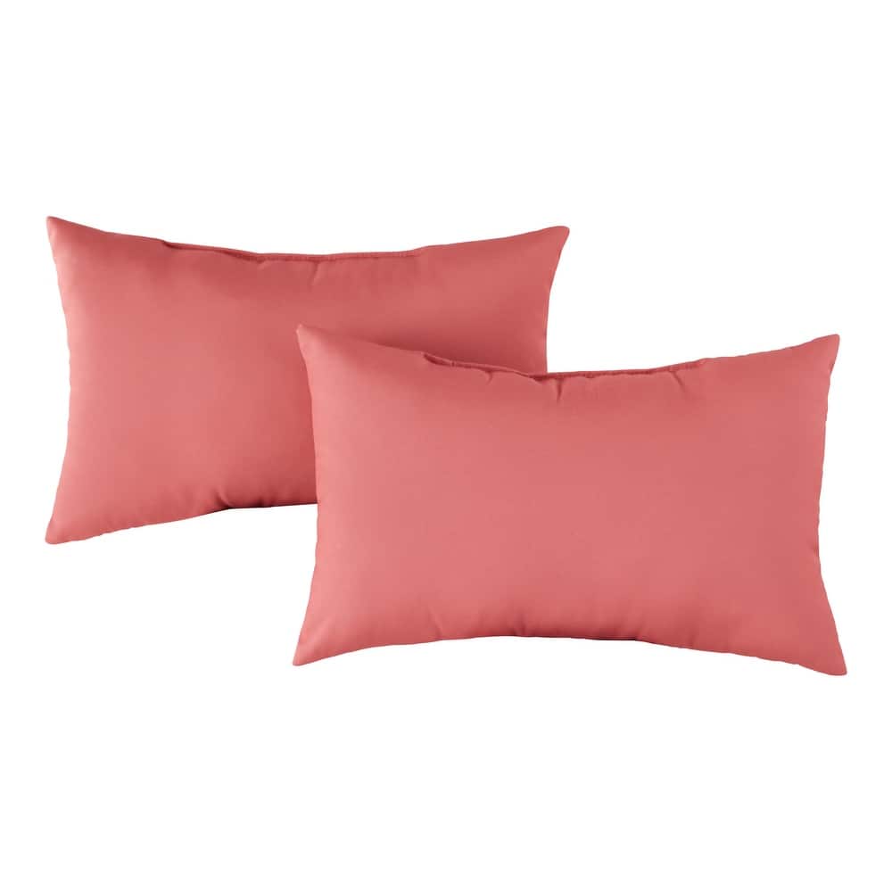 Outdoor 19-inch x 12-inch Polyester Accent Pillow (Set of 2)