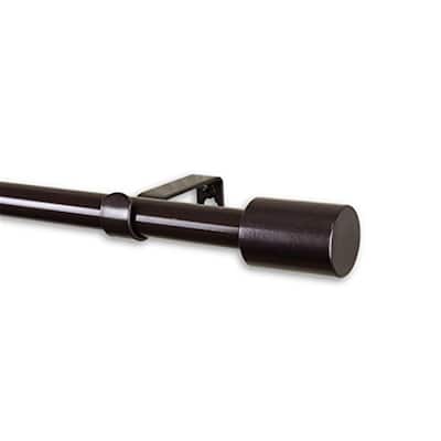 Decorative Curtain Rod - Rustic Home Window Treatment Rod, Adjustable 28-48 Inch, Includes Hardware - 48