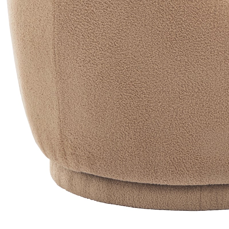 35" Wide Upholstered Swivel Accent Barrel Chairs (Set of 2)