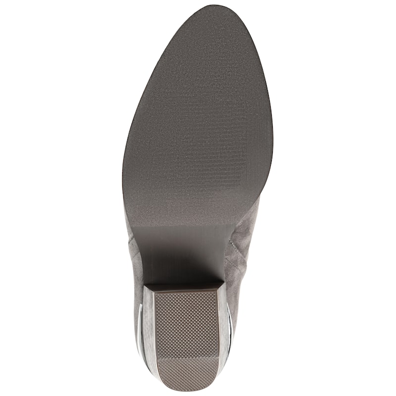 Journee Collection Women's Issla Pull On Stacked Heel Booties