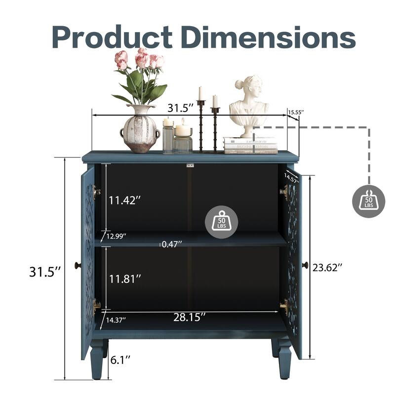 Modern Storage Cabinet withTempered Glass Door, Gold Legs ,3 Drawers and Display Shelf