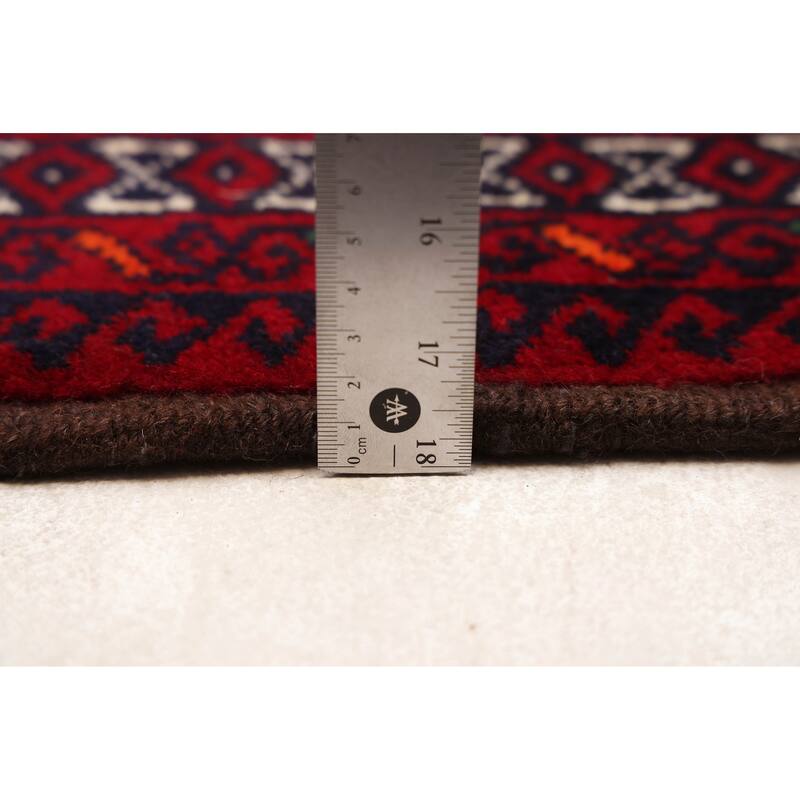 ECARPETGALLERY Hand-knotted Teimani Dark Navy Wool Rug - 3'6 x 6'5