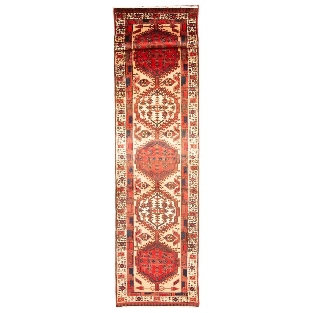 ECARPETGALLERY Hand-knotted Konya Anatolian Beige Wool Rug - 3'0 x 14'5