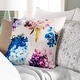 preview thumbnail 1 of 1, Artistic Weavers Alys Bright Floral Throw Pillow 18" x 18" - Cover Only