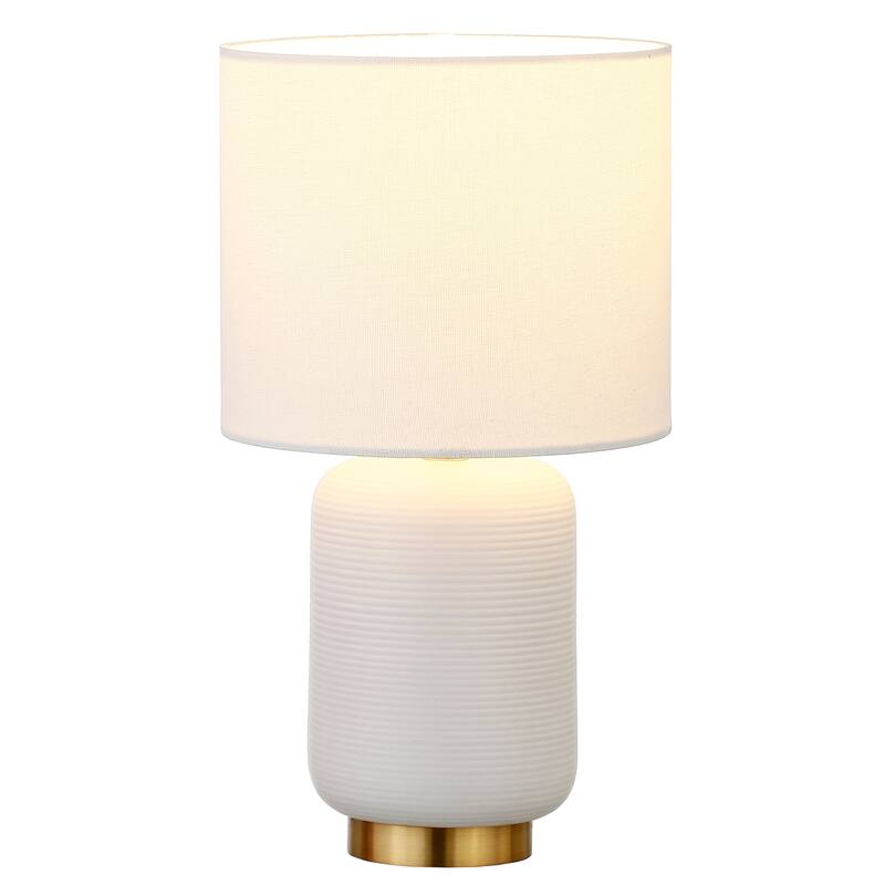 Lambert 15" Tall Ceramic Table Lamp with Fabric Shade