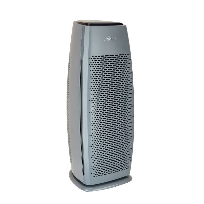Hunter Fan Tall Tower Air Purifier - Grey