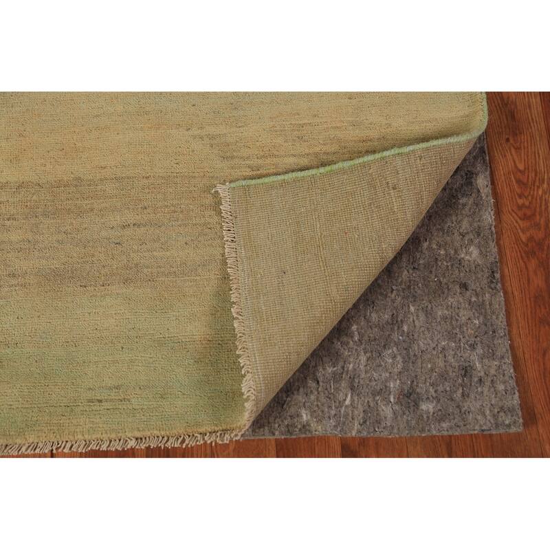 Striped Gabbeh Modern Rug Hand-Knotted Wool Carpet - 2'8" x 4'0"