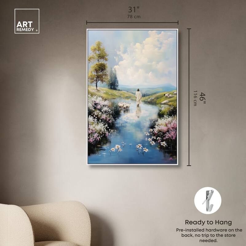 Caretaker's Calm Crossing I Canvas by Art Remedy