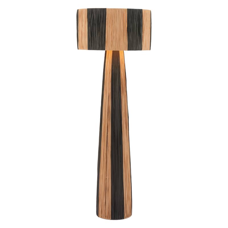 Gala Floor Lamp Black & Natural - Black/Natural