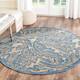 SAFAVIEH Courtyard Bettyjane Tropical Leaves Indoor/ Outdoor Area Rug