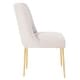 preview thumbnail 109 of 124, SAFAVIEH Couture Nolita Velvet Accent Chair - Mustard / Brass - 28"x23"x35.3" - 28" W x 23" D x 35" H