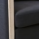 preview thumbnail 19 of 165, KINWELL 31"W Oak Frame Upholstered Swivel Barrel Armchair