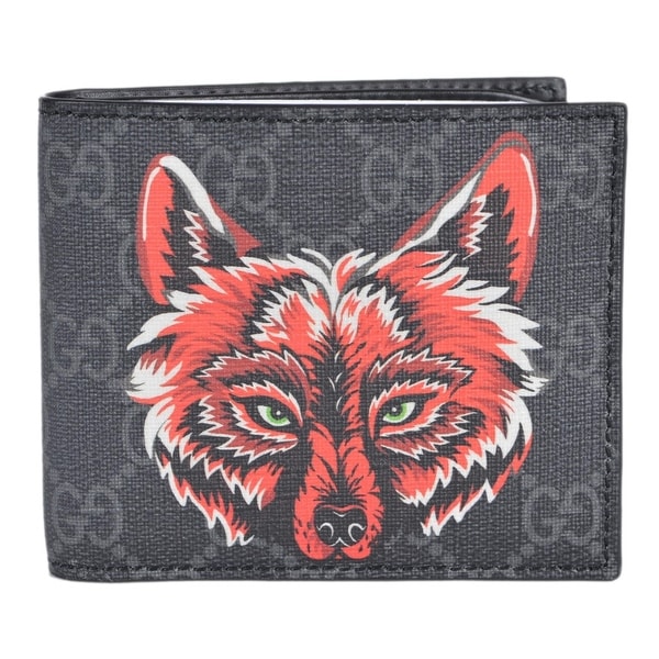 gucci supreme wolf wallet