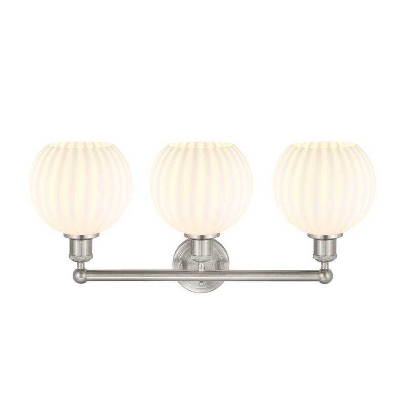 Innovations Lighting 616-3W 12 26 White Venetian Vanity White Venetian