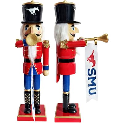 NCAA 14" Southern Methodist University Bugler Nutcracker