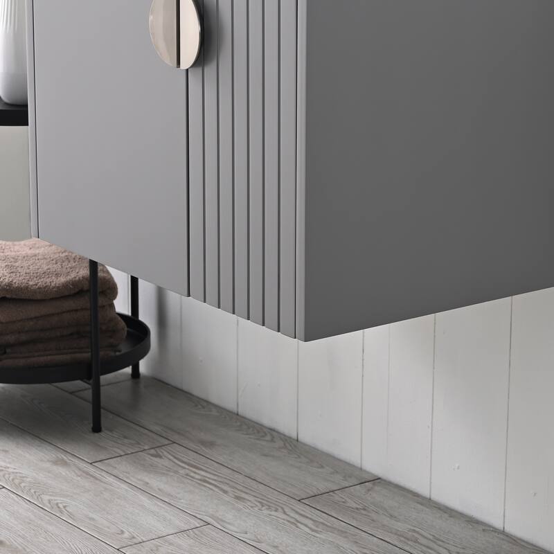 Floating Bathroom Vanity with Sink, Wood Bathroom Vanity Cabinet