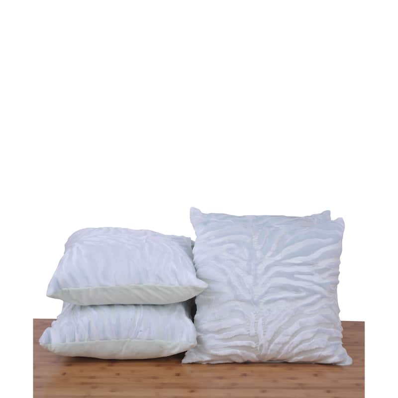 Serenta EmbossedMink 4 Pcs Throw Pillow Cushion Case Cover Shell Set