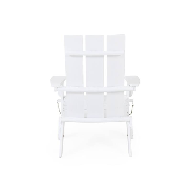 Zuma Outdoor Outdoor Acacia Wood Foldable Adirondack Chairs (Set of 2) by Christopher Knight Home