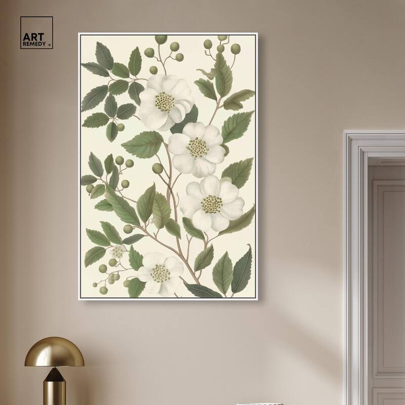 White Cherokee II Canvas by Art Remedy