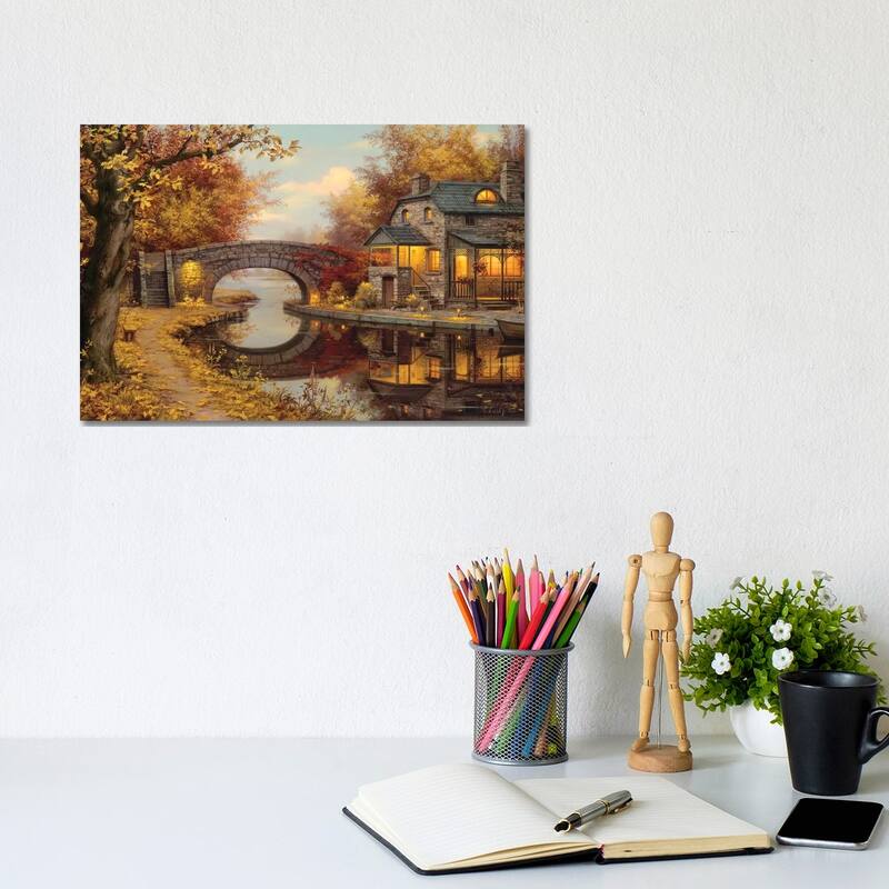 iCanvas "Tranquility" by Evgeny Lushpin Canvas Print - 8x12x0.75
