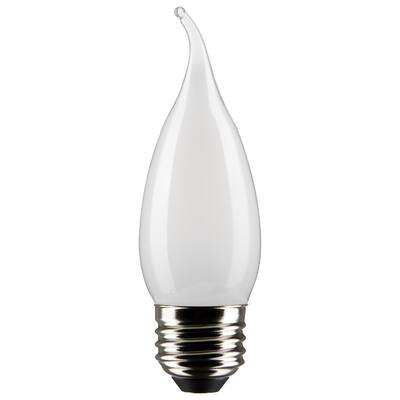 4 Watt CA10 LED Frosted Medium Base 2700K 350 Lumens 120 Volt 2- Pack - Frost