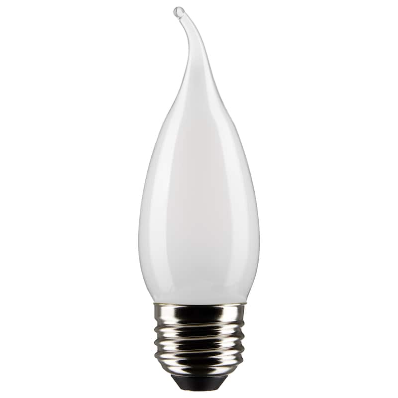 5.5 Watt CA10 LED Frosted Medium Base 2700K 500 Lumens 120 Volt 2-Pack - Frost - Frost