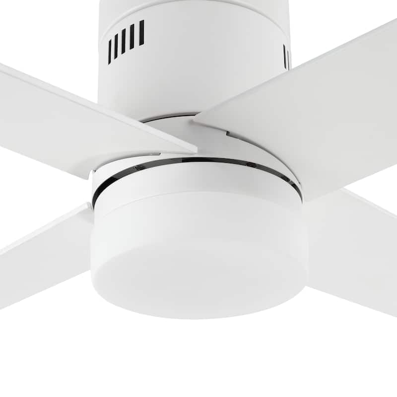 WINGBO 52 inch Indoor Hugger Ceiling Fan with LED Light & Remote...