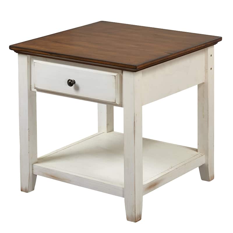 Simple Living Charleston End Table - 24"H x 23.75"W x 23.75"D
