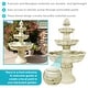 preview thumbnail 11 of 11, Sunnydaze 3-Tier Pineapple Outdoor Fountain - May Be Options to Choose
