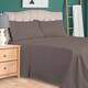 Miranda Haus 700 Thread Count Egyptian Cotton Solid Deep Pocket Sheet Set - Queen - Grey