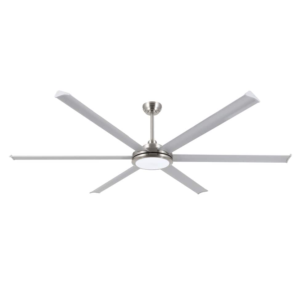 MLiAN 96 In. 6 Aluminium Blades Indoor Ceiling Fan with Light Kit and Remote - 96"