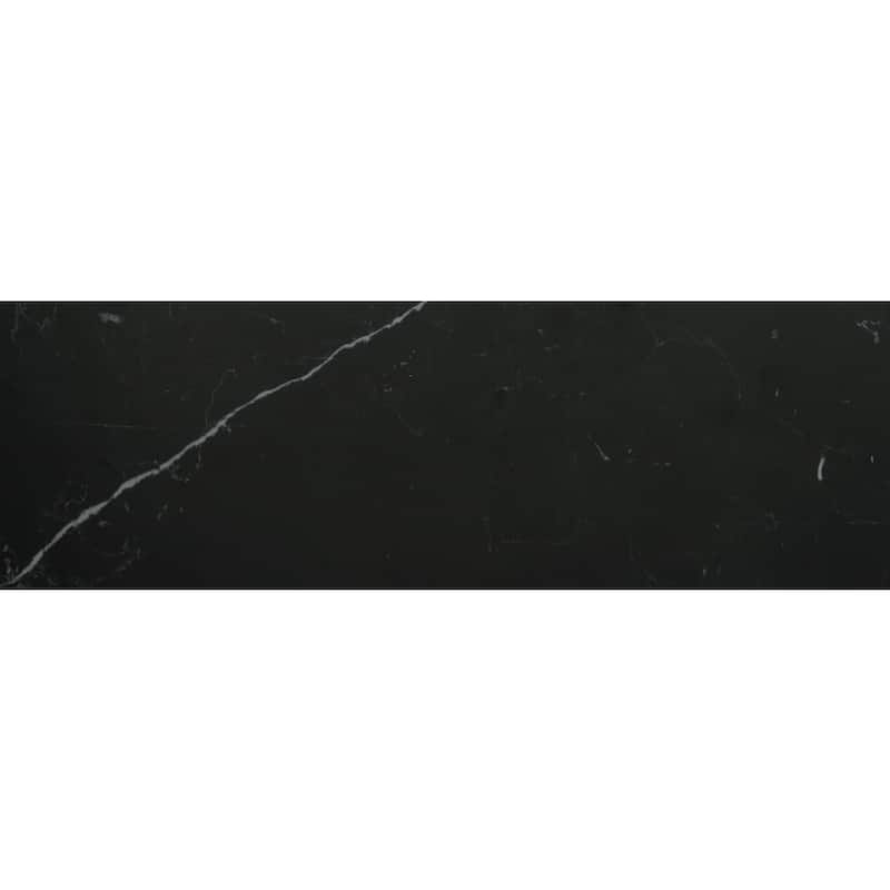 Penthouse 4x12 Polished Marble Look Porcelain Subway Tile - Floor, Wall