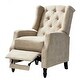 preview thumbnail 74 of 87, Debora Wingback Button Tufted Push-back Recliners Set of 2 by HULALA HOME