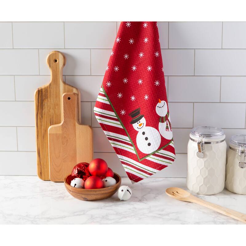 DII Assorted Christmas Printed Dishtowel