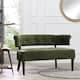 Option Olive Green Performance Velvet