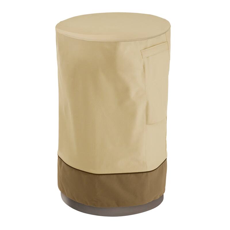 Classic Accessories Veranda Water-Resistant 12 Inch Round Fire Column Cover