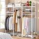 Tribesigns Garment Rack, 75 inch Freestanding Closet Organizer for Hanging Clothes