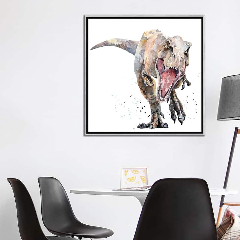 iCanvas "I Am A Pussycat, Honest" by EdsWatercolours Framed
