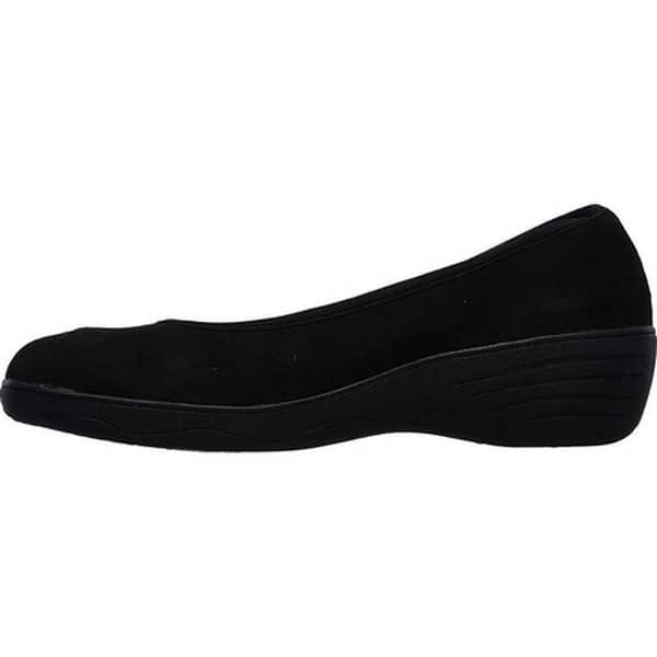 Shop Skechers Womens Kiss Smooch Skimmer Black On Sale