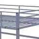 preview thumbnail 9 of 31, Metal Loft Bed Full with Guardrails, Flat Ladder, Kids, Teens, Adults
