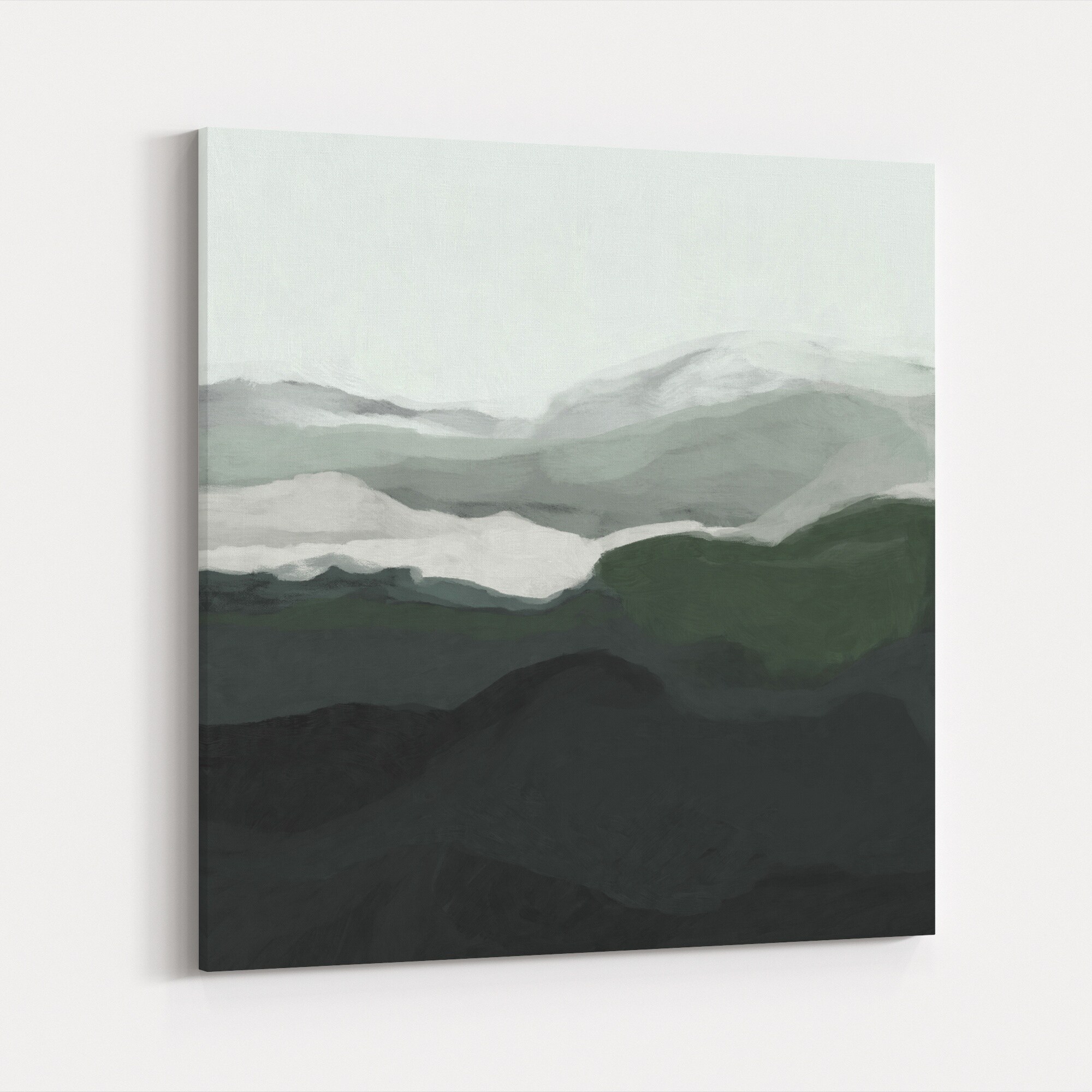 Abstract Landscape Minimal Modern Canvas Wall Art Print - Overstock -  31460005